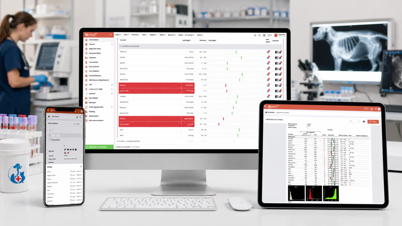 Laboratuvar ve Görüntüleme — Smart Plus ekran görüntüsü