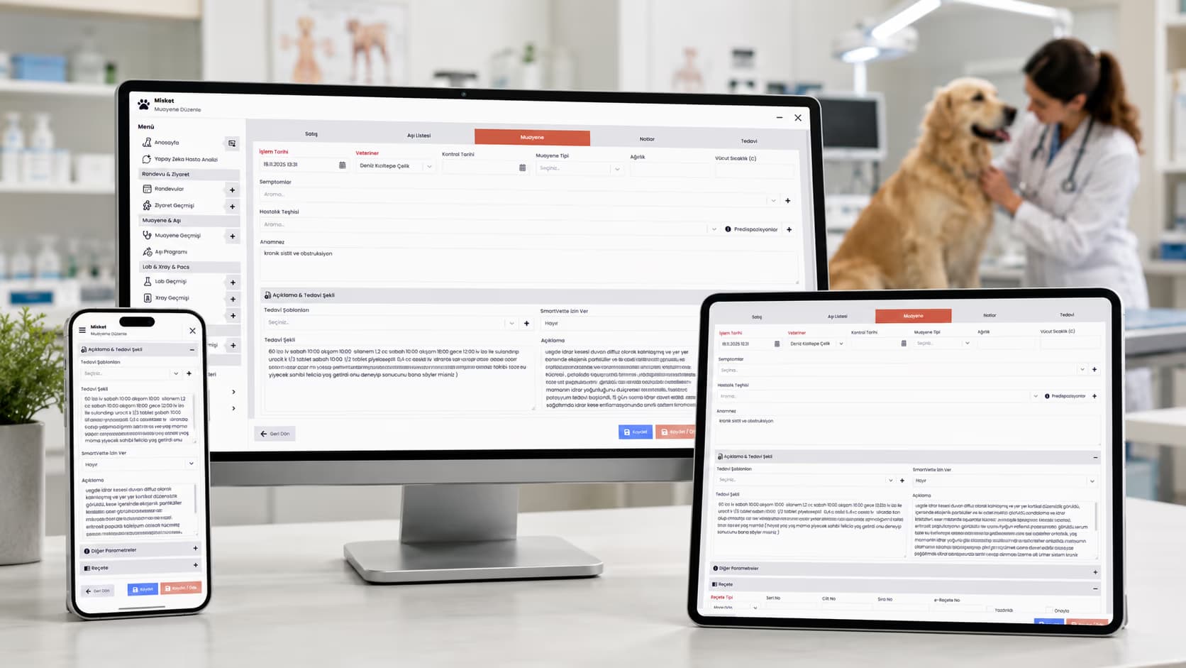 Muayene Yönetimi — Smart Plus ekran görüntüsü