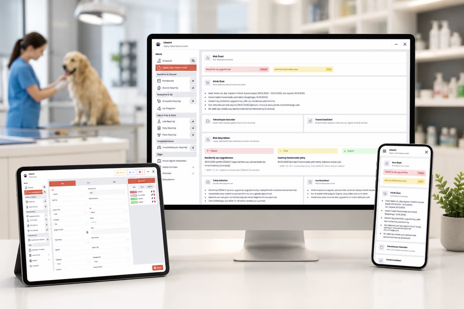Yapay Zeka Destekli Akıllı Hasta ve Hasta Sahibi Yönetimi — Smart Plus ekran görüntüsü