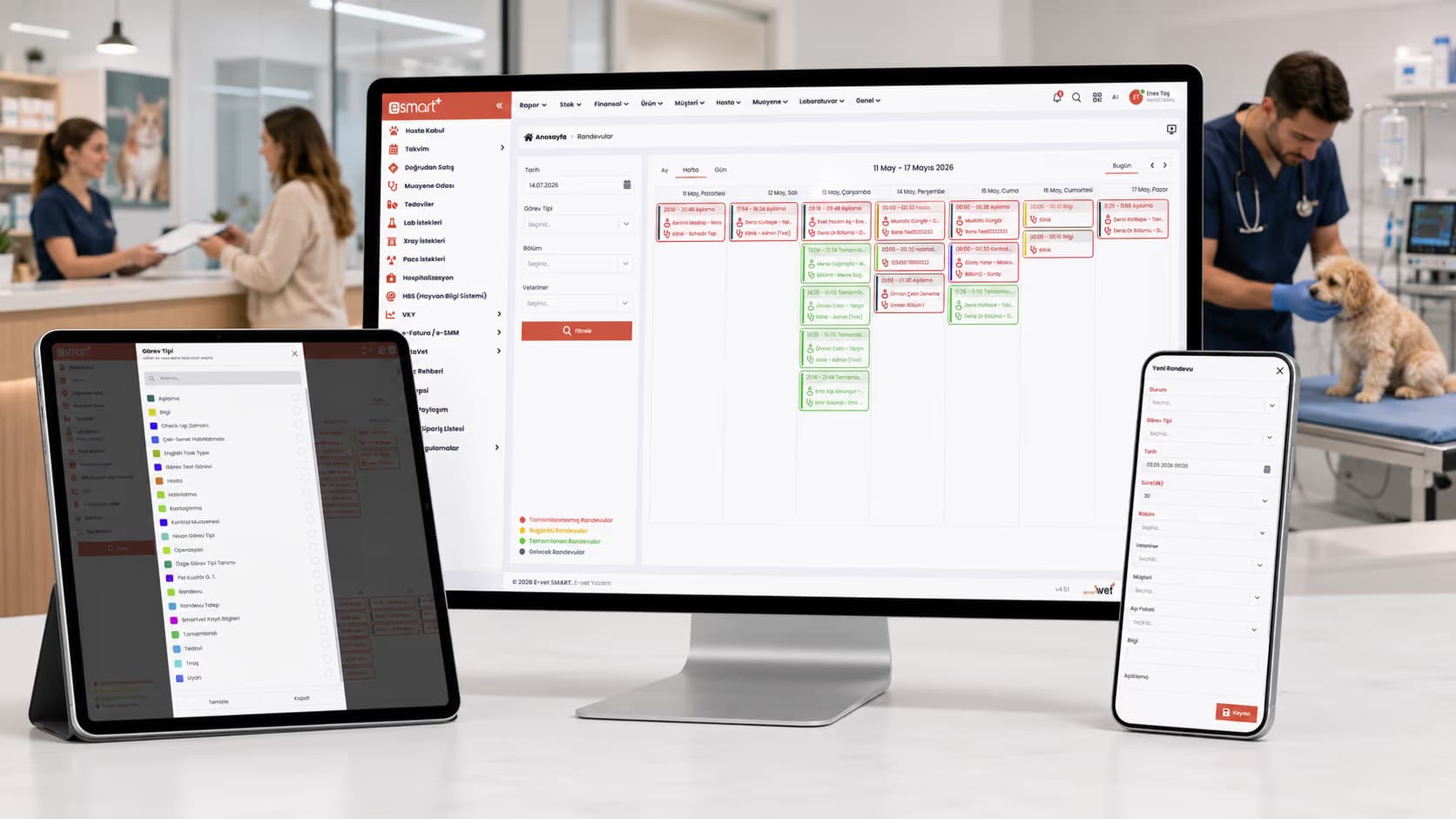 Randevu ve Operasyon Yönetimi — Smart Plus ekran görüntüsü